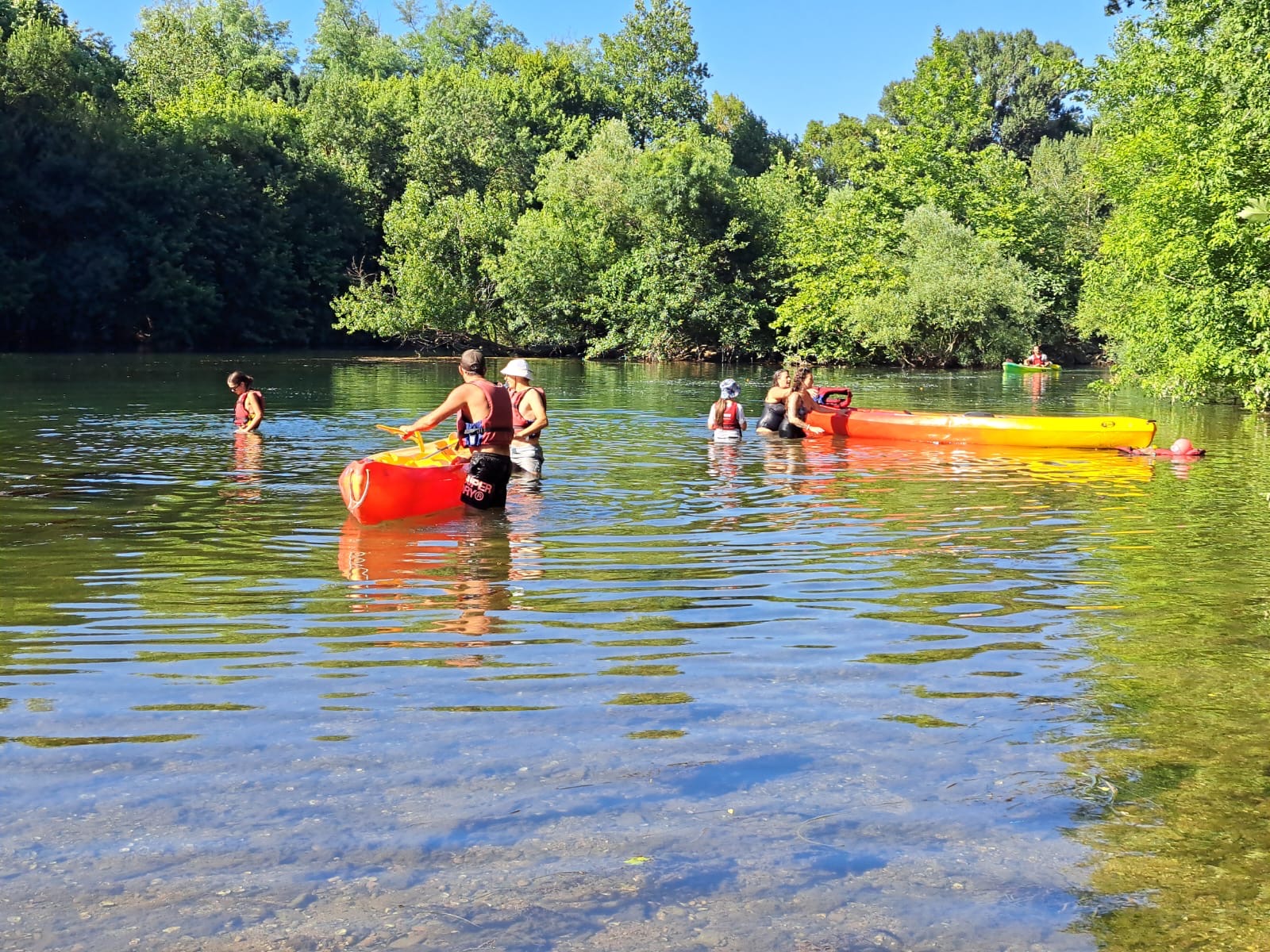 Des baignades réservées aux pagayeurs